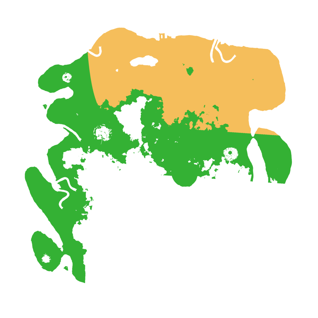 Biome Rust Map: Procedural Map, Size: 3500, Seed: 18757834