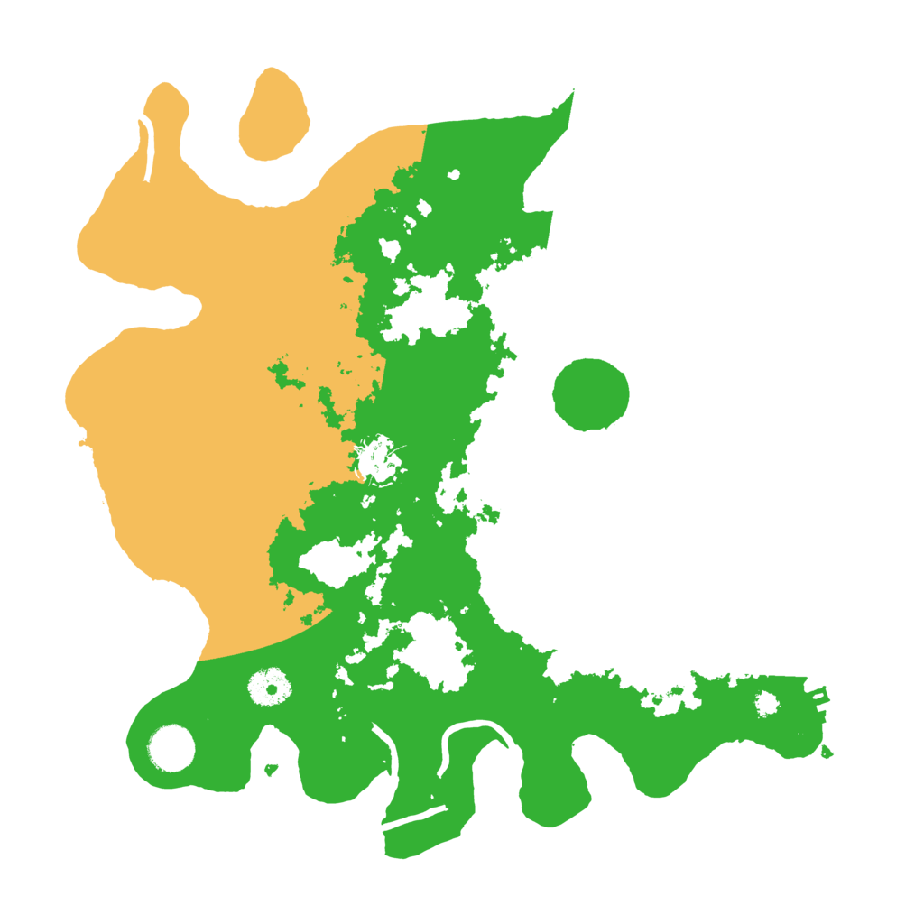 Biome Rust Map: Procedural Map, Size: 3500, Seed: 282460837