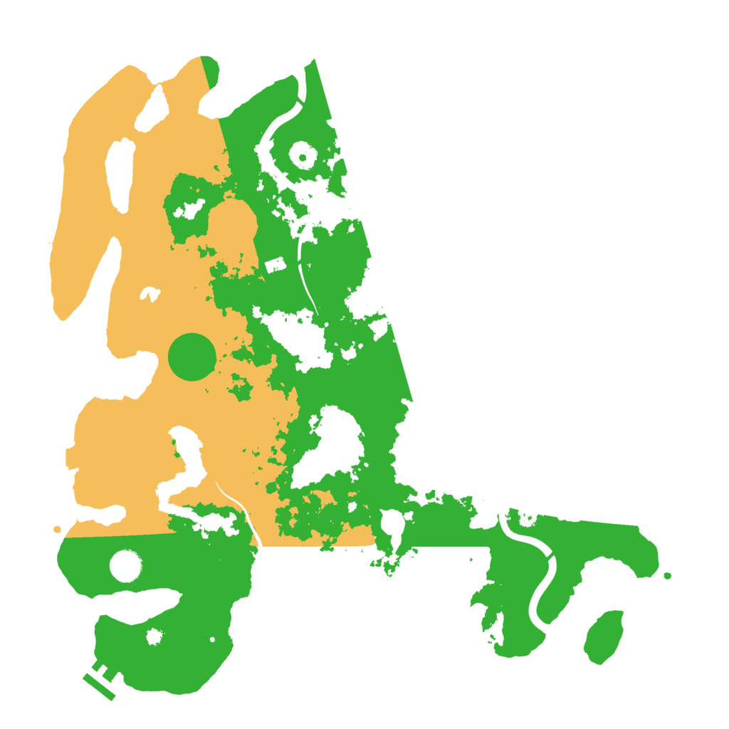 Biome Rust Map: Procedural Map, Size: 4000, Seed: 1171295991