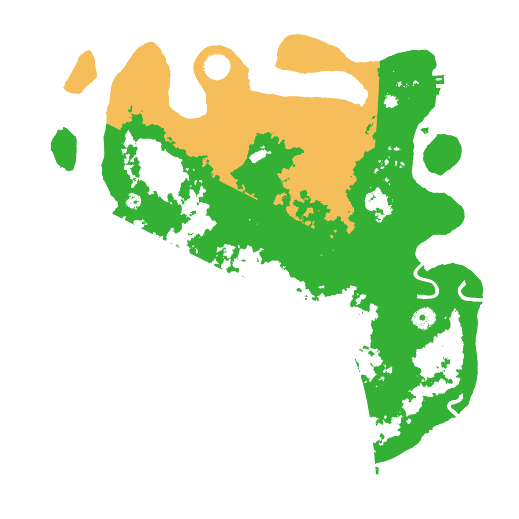 Biome Rust Map: Procedural Map, Size: 3500, Seed: 441750315