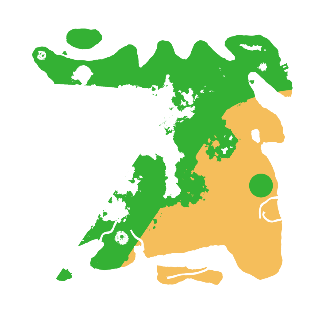 Biome Rust Map: Procedural Map, Size: 3500, Seed: 775106808