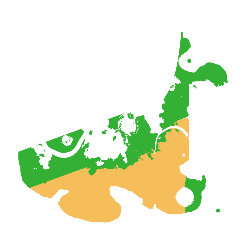 Biome Rust Map: Procedural Map, Size: 2500, Seed: 386238676