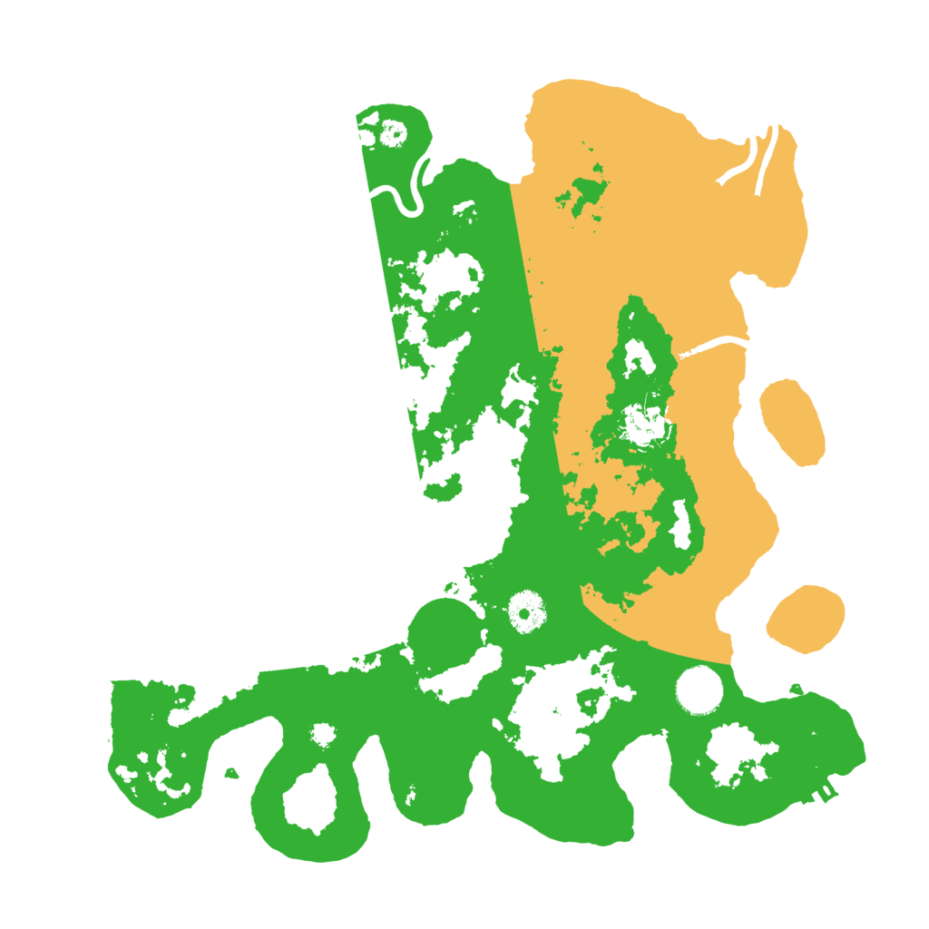 Biome Rust Map: Procedural Map, Size: 3500, Seed: 1167222127