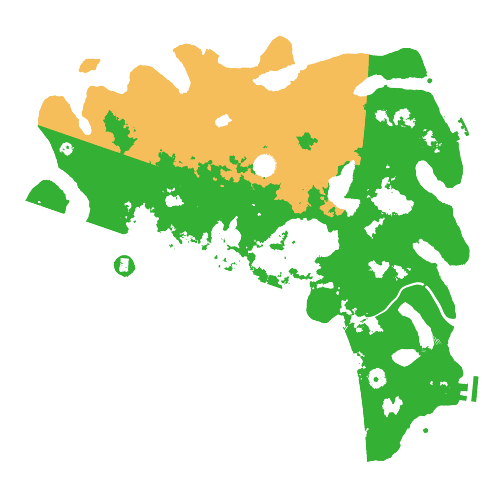 Biome Rust Map: Procedural Map, Size: 4000, Seed: 990216