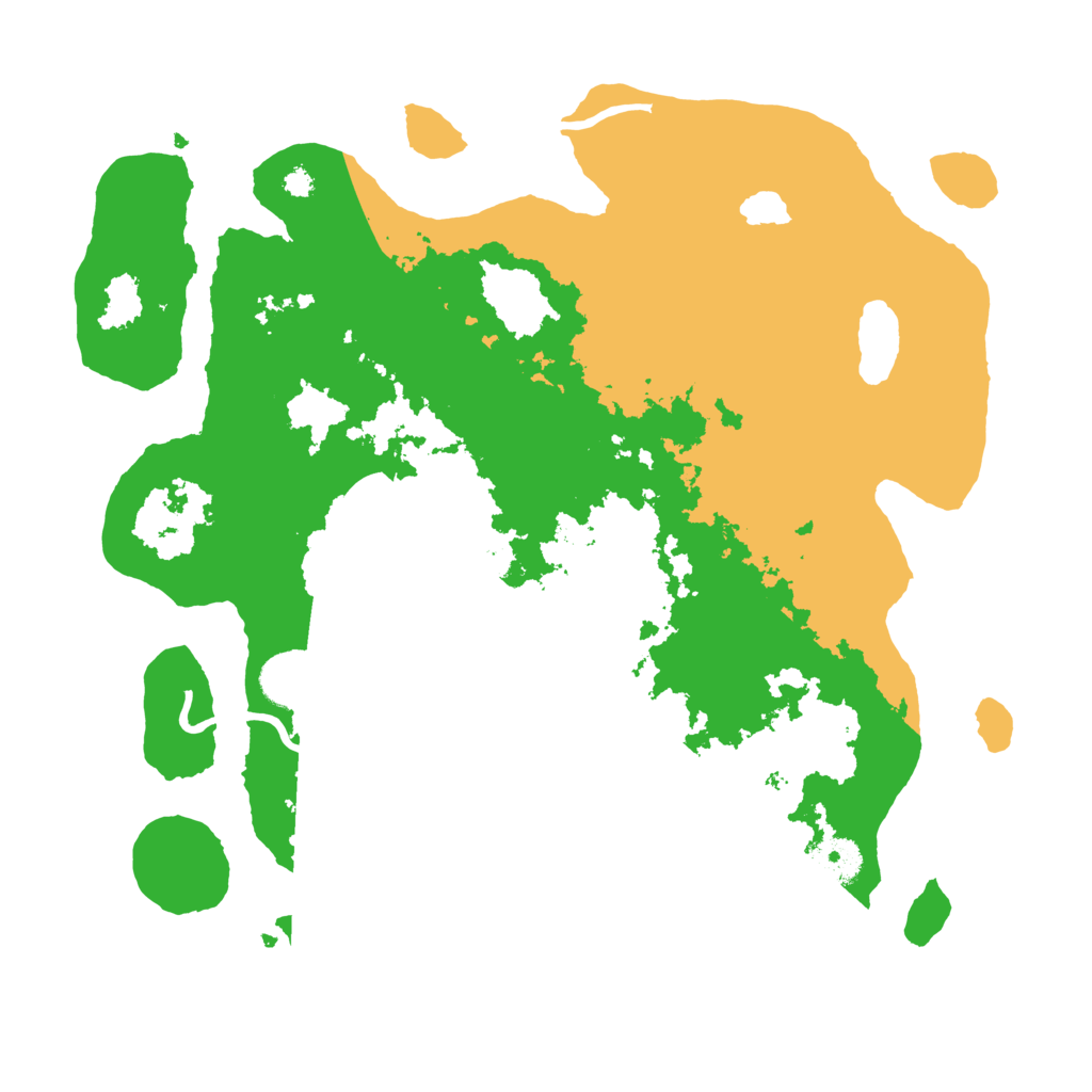 Biome Rust Map: Procedural Map, Size: 3500, Seed: 1639929572