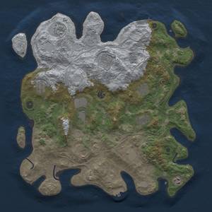 Thumbnail Rust Map: Procedural Map, Size: 4250, Seed: 960974007, 20 Monuments