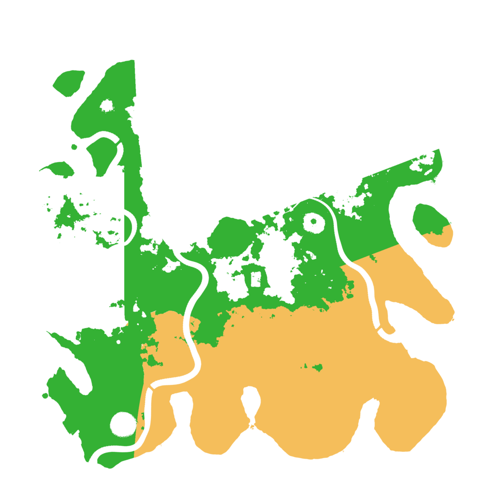 Biome Rust Map: Procedural Map, Size: 3500, Seed: 1963893100