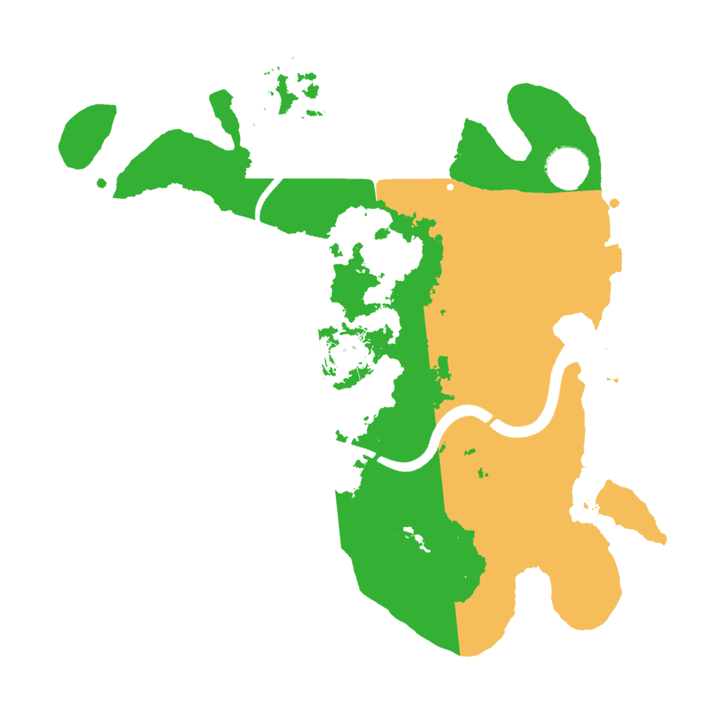 Biome Rust Map: Procedural Map, Size: 3000, Seed: 11509