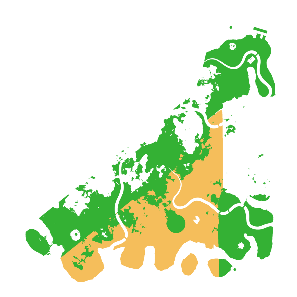 Biome Rust Map: Procedural Map, Size: 4250, Seed: 998020