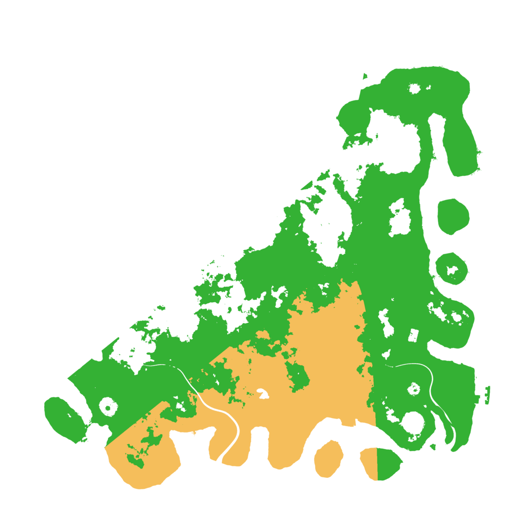 Biome Rust Map: Procedural Map, Size: 4250, Seed: 998020