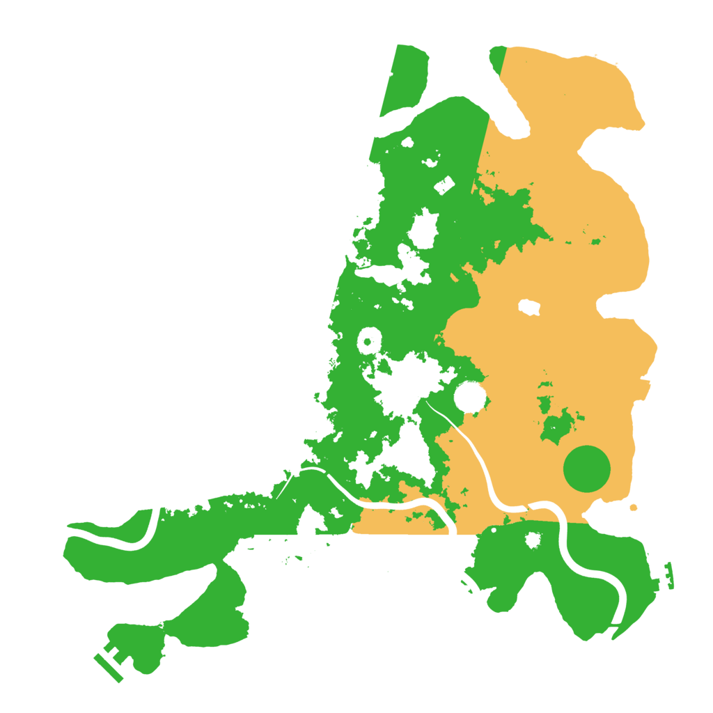 Biome Rust Map: Procedural Map, Size: 4000, Seed: 943794649