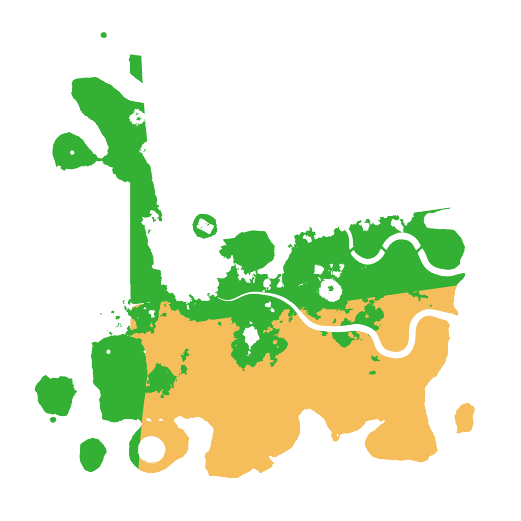 Biome Rust Map: Procedural Map, Size: 3500, Seed: 1728945904