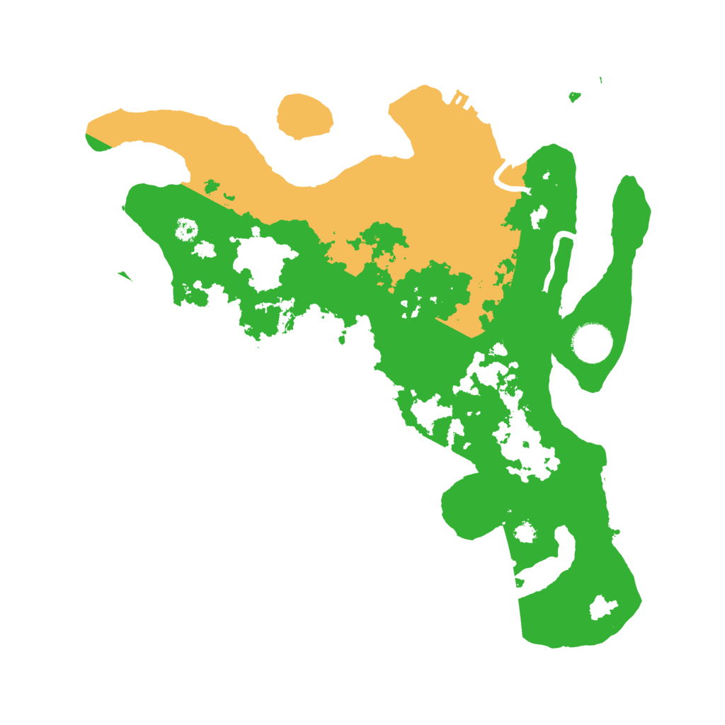 Biome Rust Map: Procedural Map, Size: 3200, Seed: 2082520967