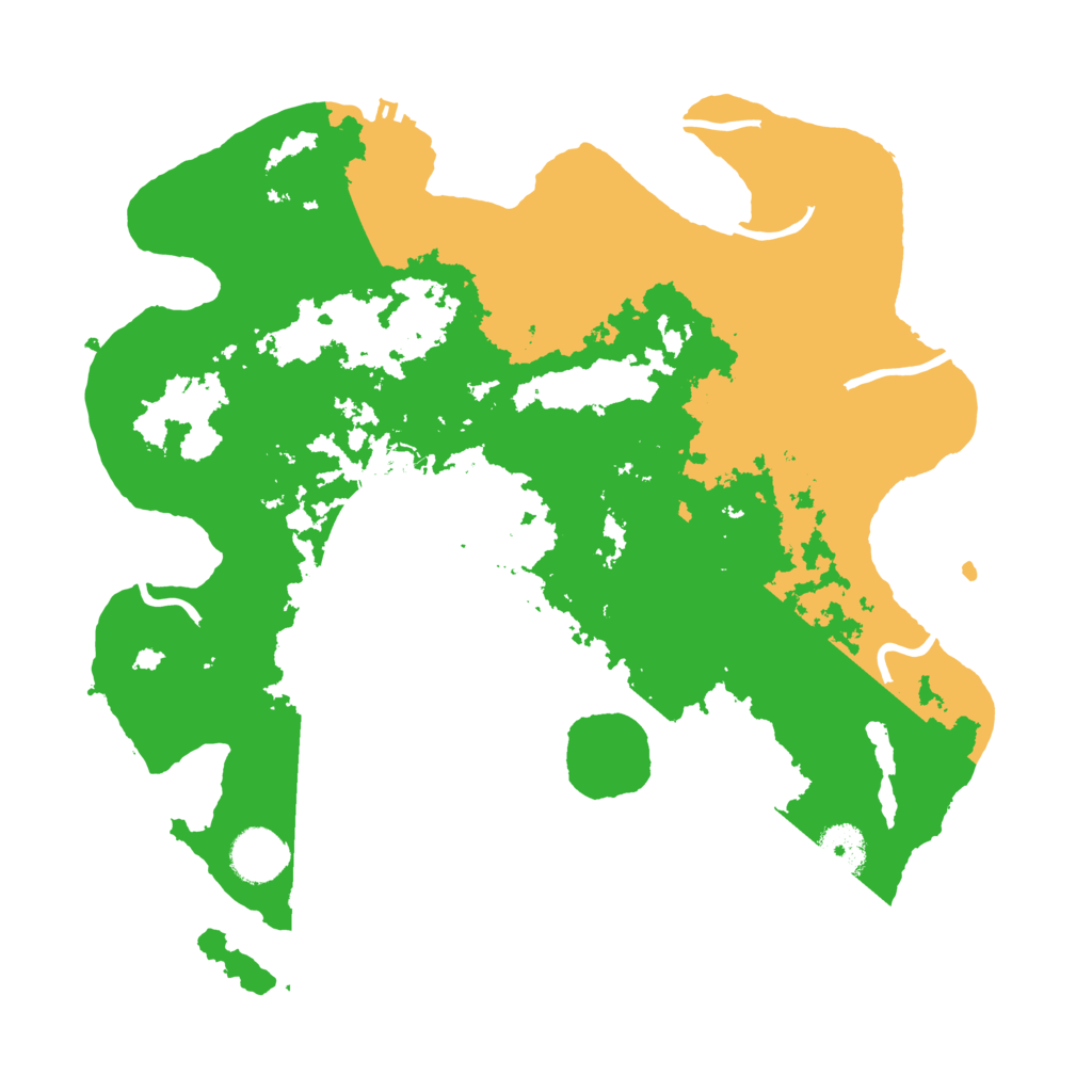 Biome Rust Map: Procedural Map, Size: 3500, Seed: 316379089