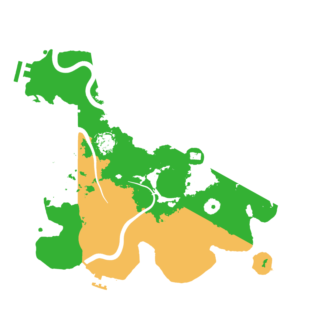 Biome Rust Map: Procedural Map, Size: 3000, Seed: 1746762492