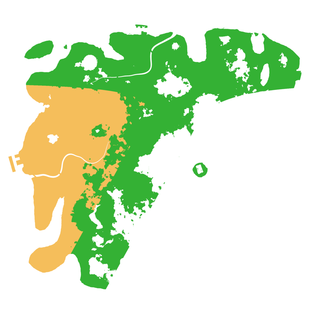 Biome Rust Map: Procedural Map, Size: 4000, Seed: 1307638252