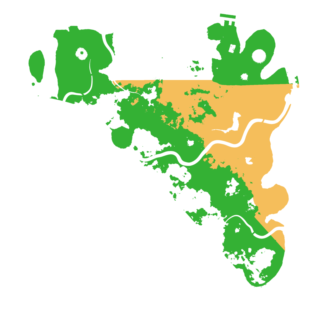 Biome Rust Map: Procedural Map, Size: 4100, Seed: 63332