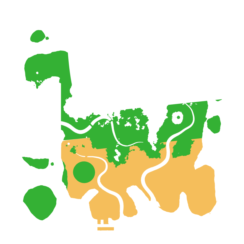 Biome Rust Map: Procedural Map, Size: 3000, Seed: 392335005