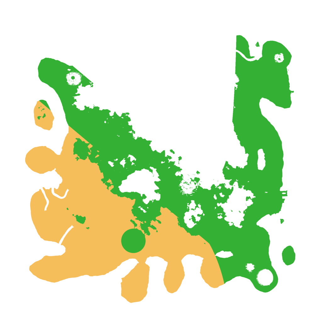 Biome Rust Map: Procedural Map, Size: 3500, Seed: 146417