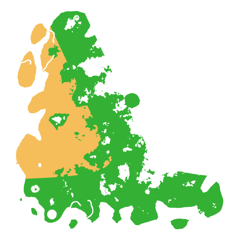 Biome Rust Map: Procedural Map, Size: 4500, Seed: 1999215812
