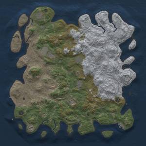 Thumbnail Rust Map: Procedural Map, Size: 4500, Seed: 1999215812, 18 Monuments