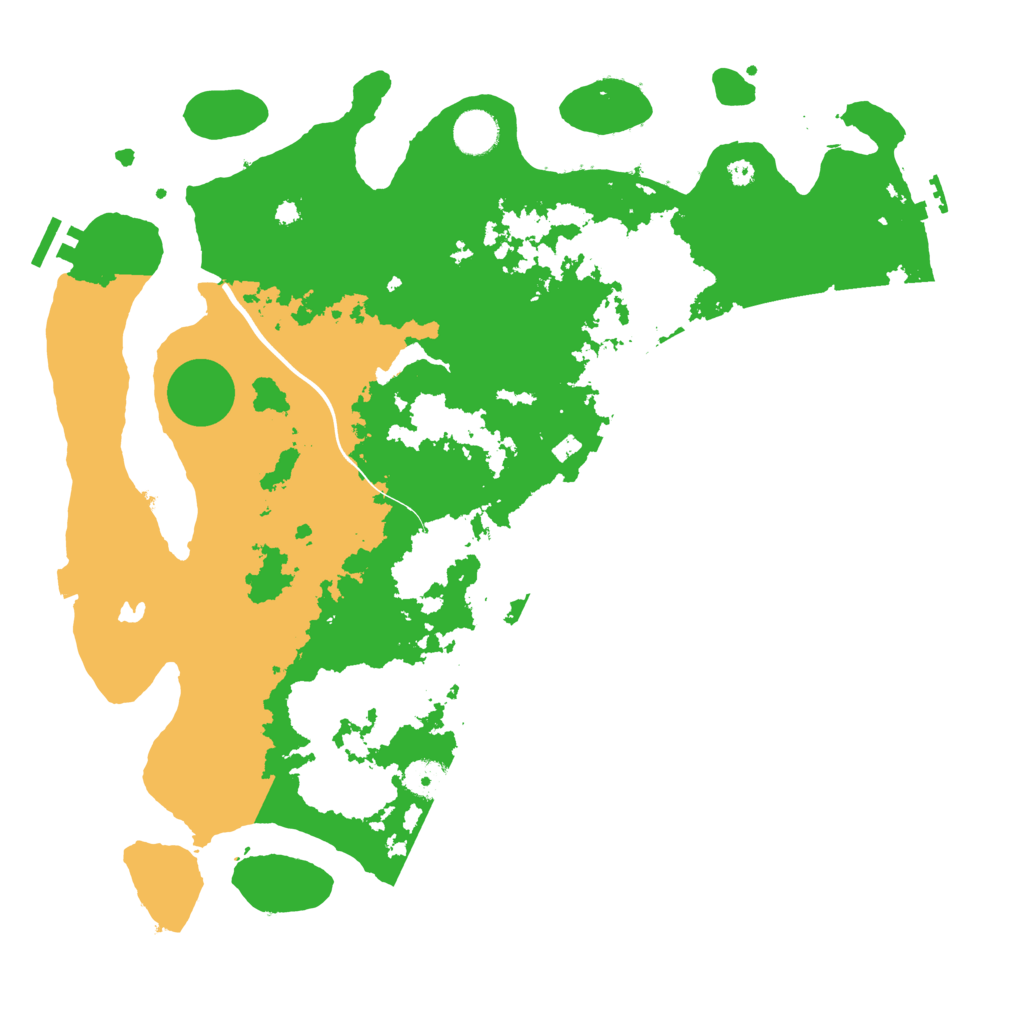 Biome Rust Map: Procedural Map, Size: 4000, Seed: 808988989