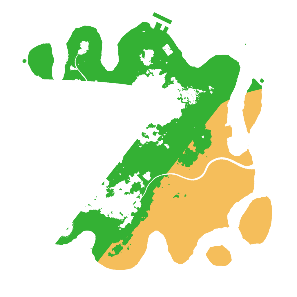 Biome Rust Map: Procedural Map, Size: 3000, Seed: 468920097