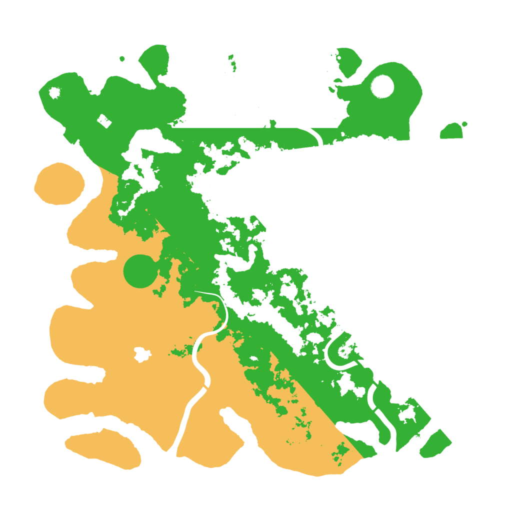 Biome Rust Map: Procedural Map, Size: 4000, Seed: 25991615
