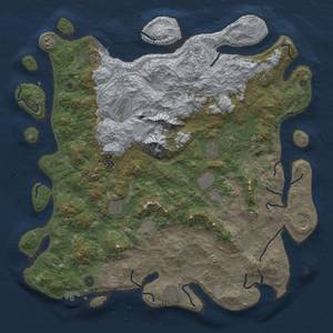 Thumbnail Rust Map: Procedural Map, Size: 5000, Seed: 37789923, 20 Monuments