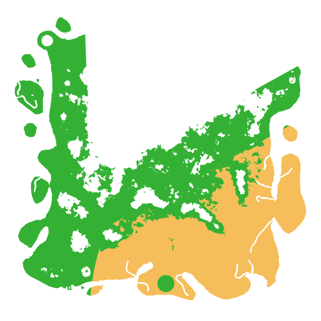 Biome Rust Map: Procedural Map, Size: 5000, Seed: 37789923