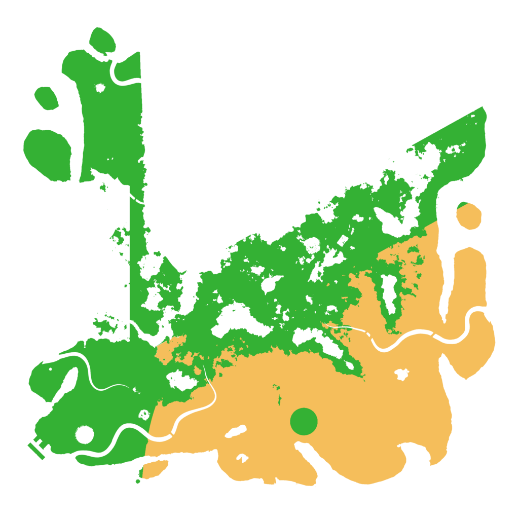 Biome Rust Map: Procedural Map, Size: 5000, Seed: 37789923