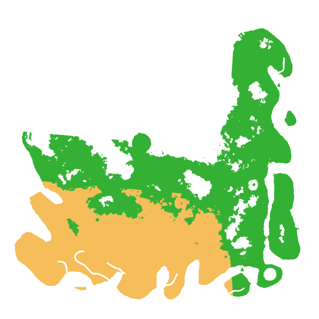 Biome Rust Map: Procedural Map, Size: 4500, Seed: 52167