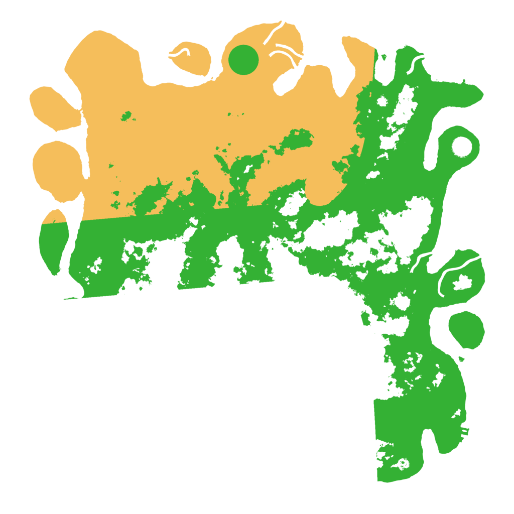 Biome Rust Map: Procedural Map, Size: 4500, Seed: 2140329358