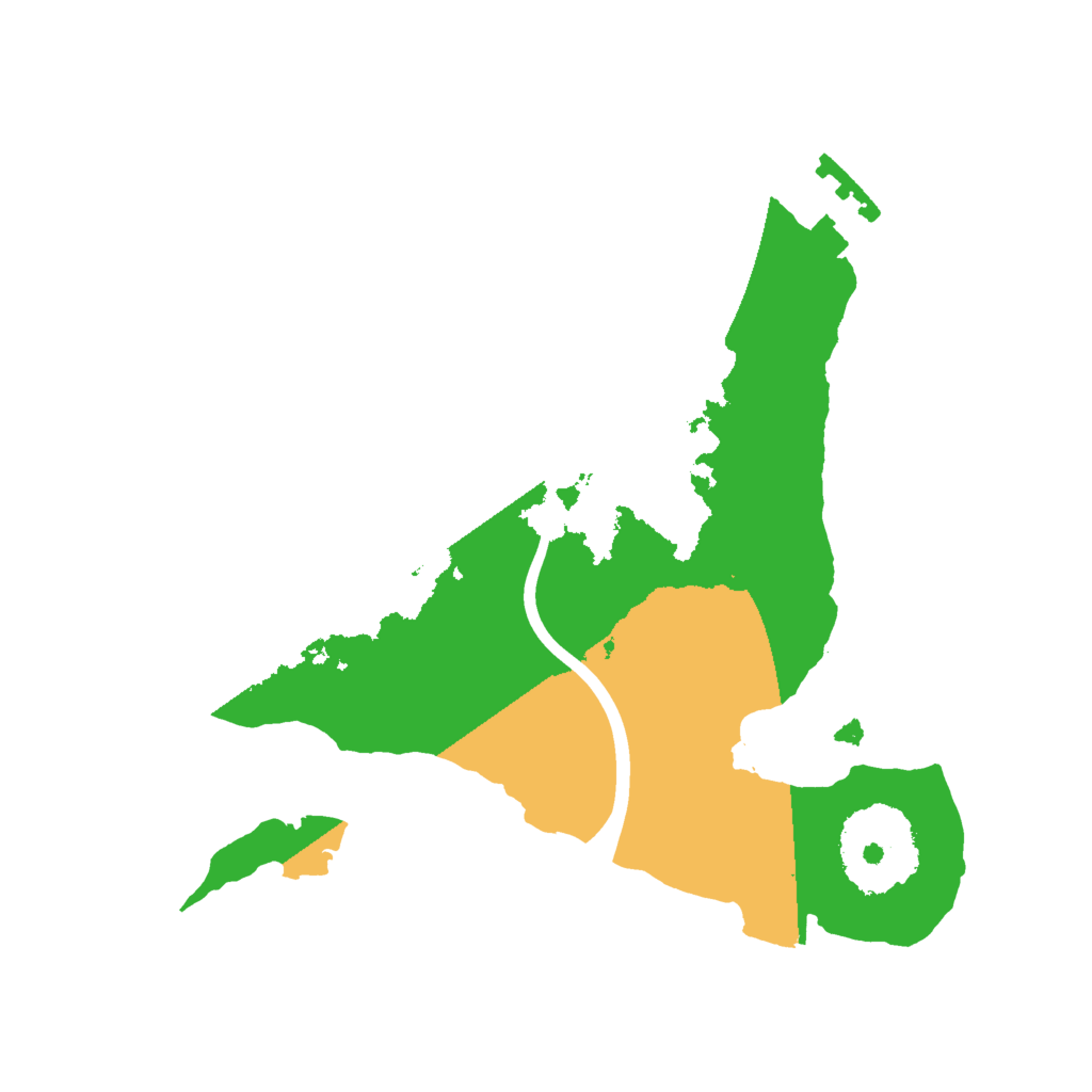 Biome Rust Map: Procedural Map, Size: 2000, Seed: 38467