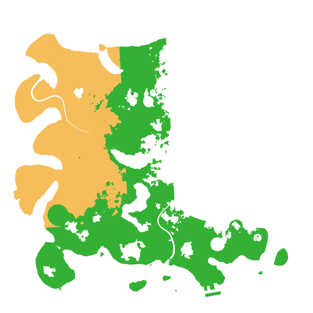 Biome Rust Map: Procedural Map, Size: 4000, Seed: 91407757