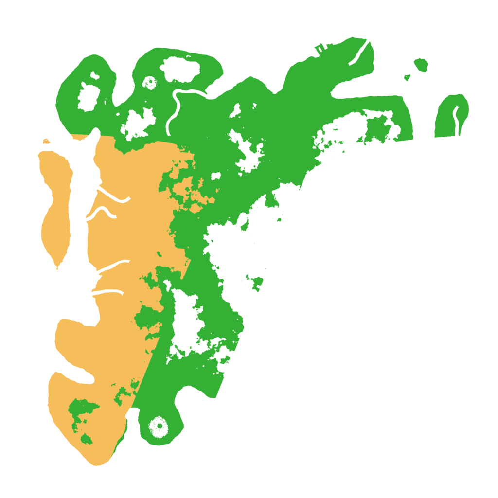 Biome Rust Map: Procedural Map, Size: 3800, Seed: 10301
