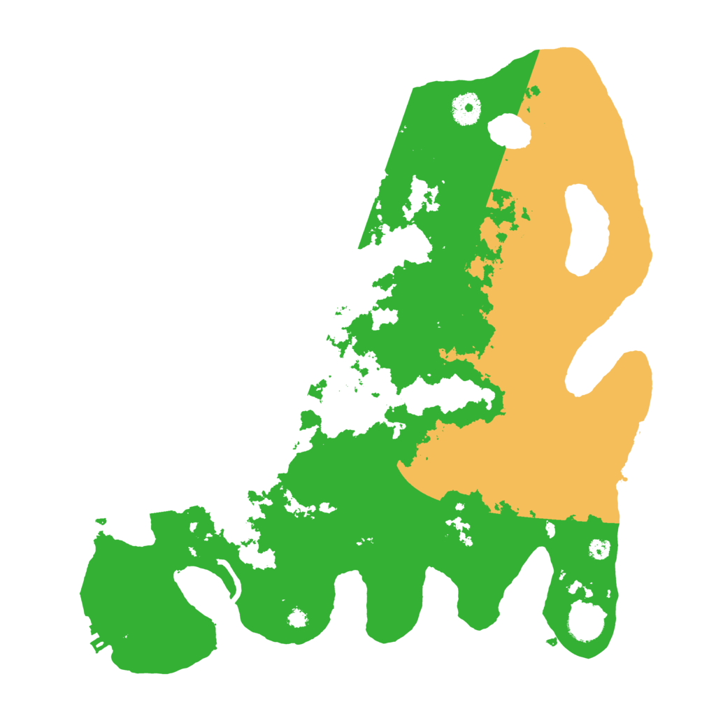 Biome Rust Map: Procedural Map, Size: 3500, Seed: 1336651860