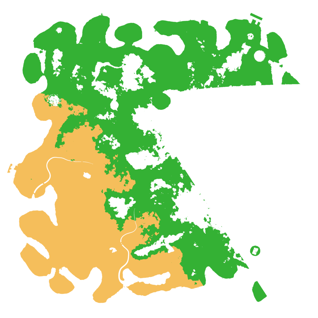 Biome Rust Map: Procedural Map, Size: 5000, Seed: 333333