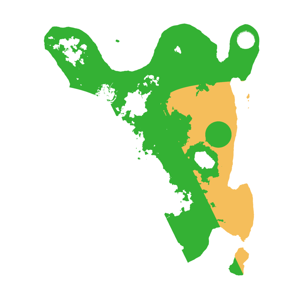 Biome Rust Map: Barren, Size: 3000, Seed: 2106716776