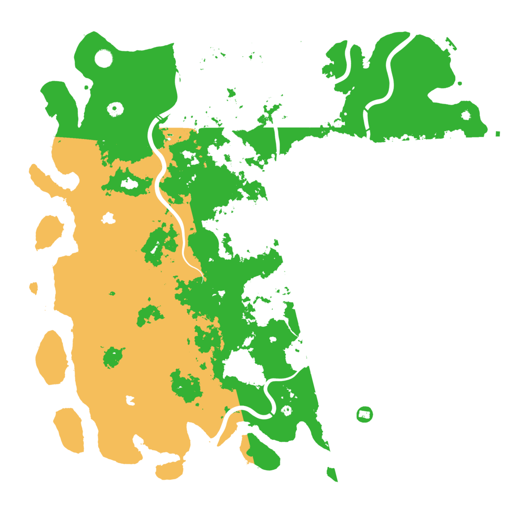 Biome Rust Map: Procedural Map, Size: 5000, Seed: 70088123