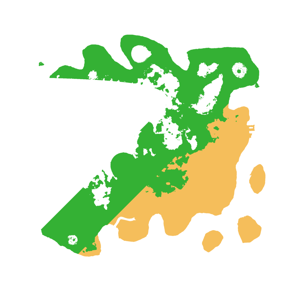 Biome Rust Map: Procedural Map, Size: 3000, Seed: 235345345