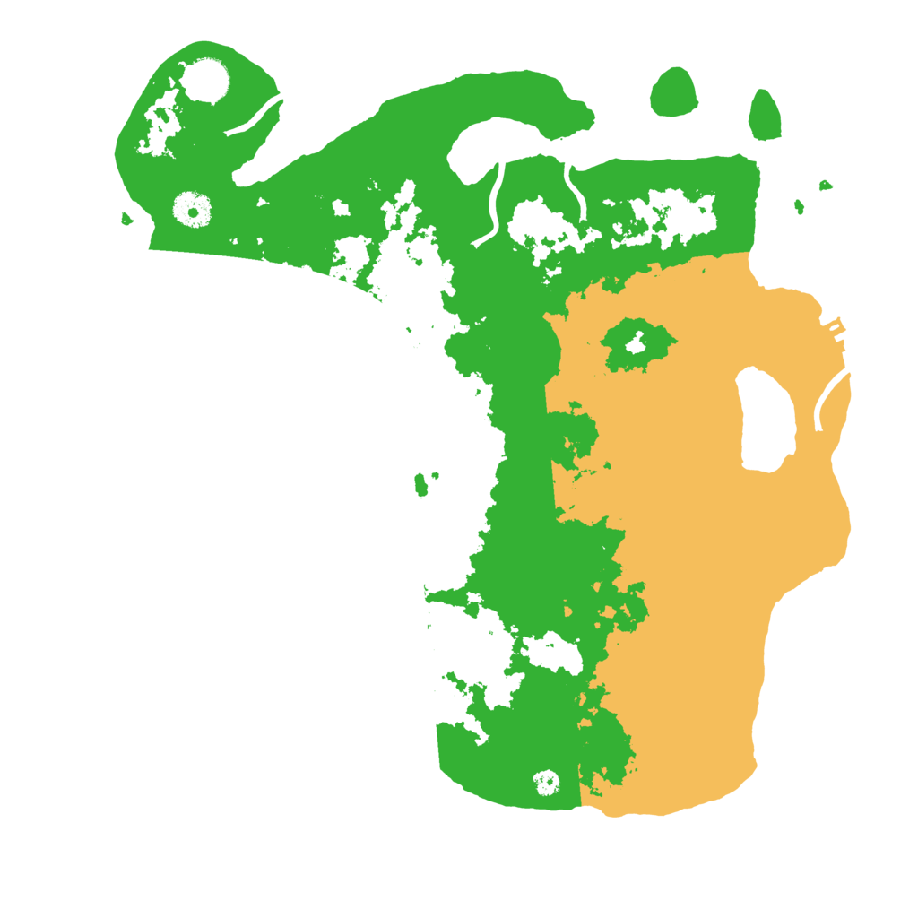 Biome Rust Map: Procedural Map, Size: 3700, Seed: 2074147552