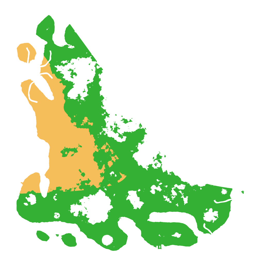Biome Rust Map: Procedural Map, Size: 4500, Seed: 1384732748