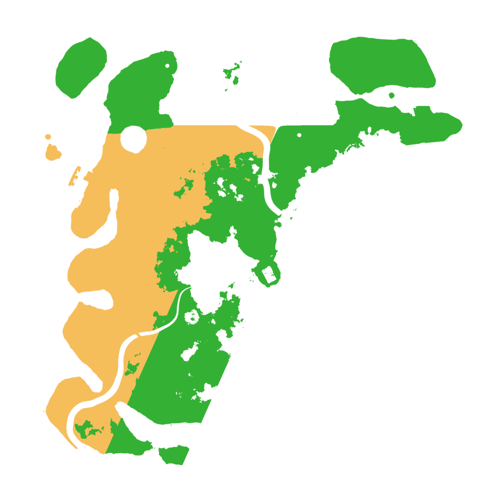 Biome Rust Map: Procedural Map, Size: 3500, Seed: 1202227598