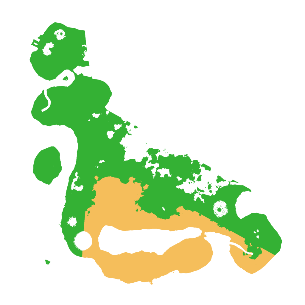 Biome Rust Map: Procedural Map, Size: 3000, Seed: 2534564