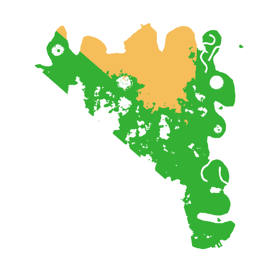 Biome Rust Map: Procedural Map, Size: 3500, Seed: 825120516