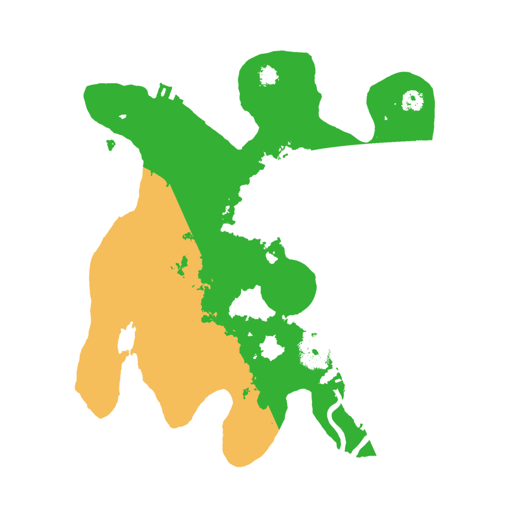 Biome Rust Map: Procedural Map, Size: 2500, Seed: 1917