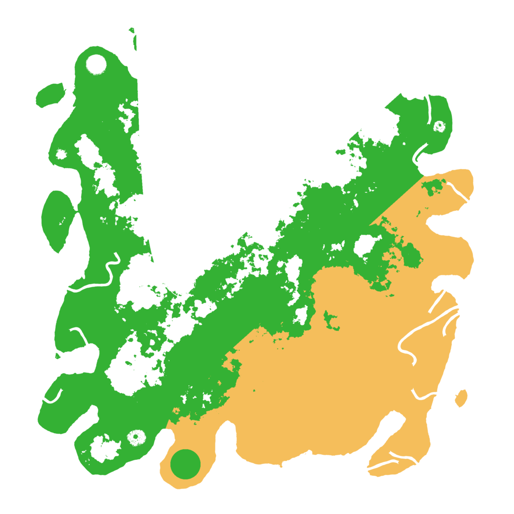 Biome Rust Map: Procedural Map, Size: 4500, Seed: 13987