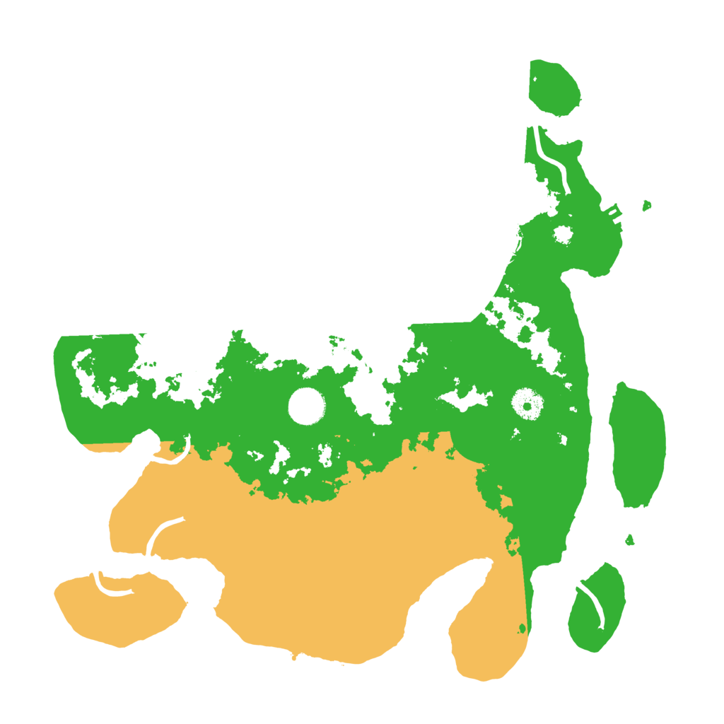 Biome Rust Map: Procedural Map, Size: 3500, Seed: 848268198