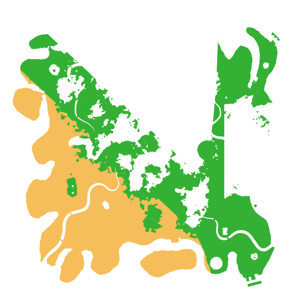 Biome Rust Map: Procedural Map, Size: 4300, Seed: 653225710